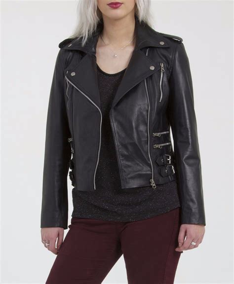 lambskin leather motorcycle jacket.